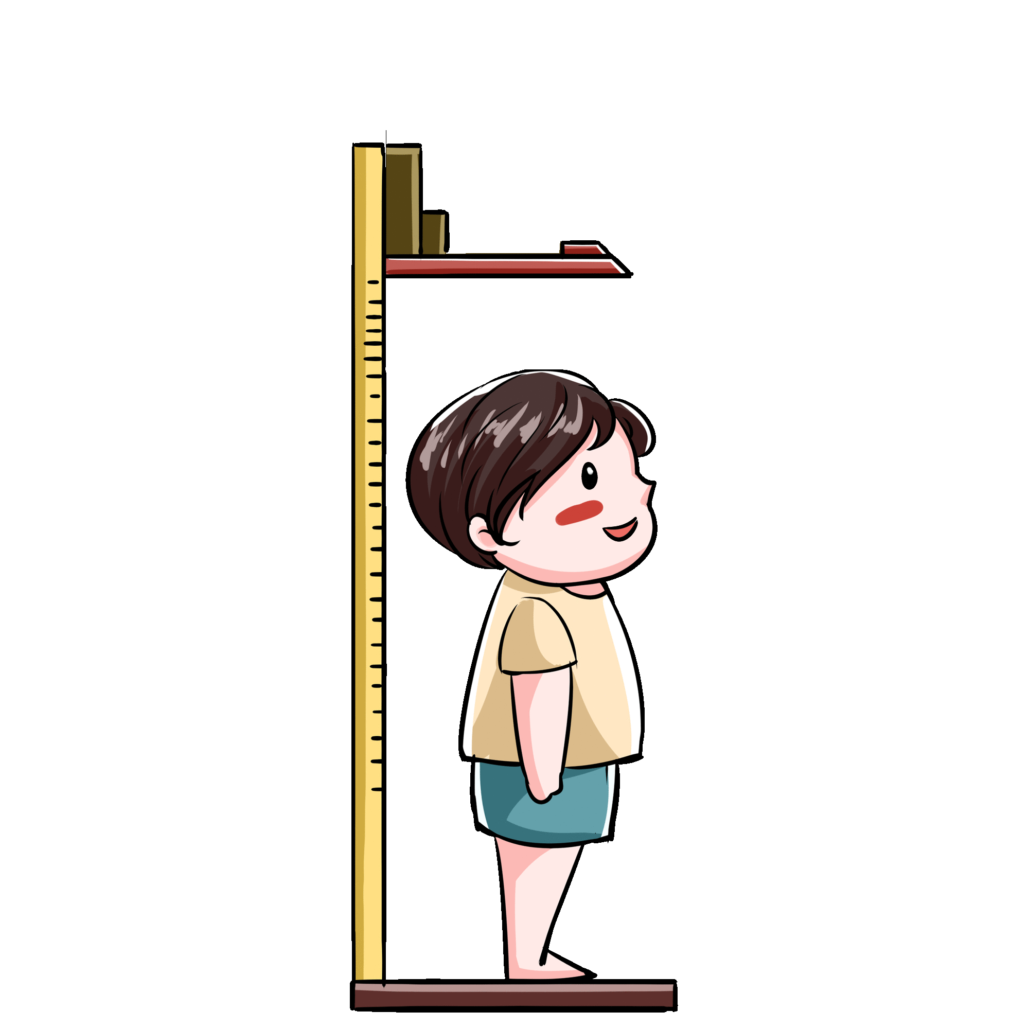 千庫網(wǎng)_兒童體檢量身高醫(yī)療檢查動圖gif_GIF編號62765.gif
